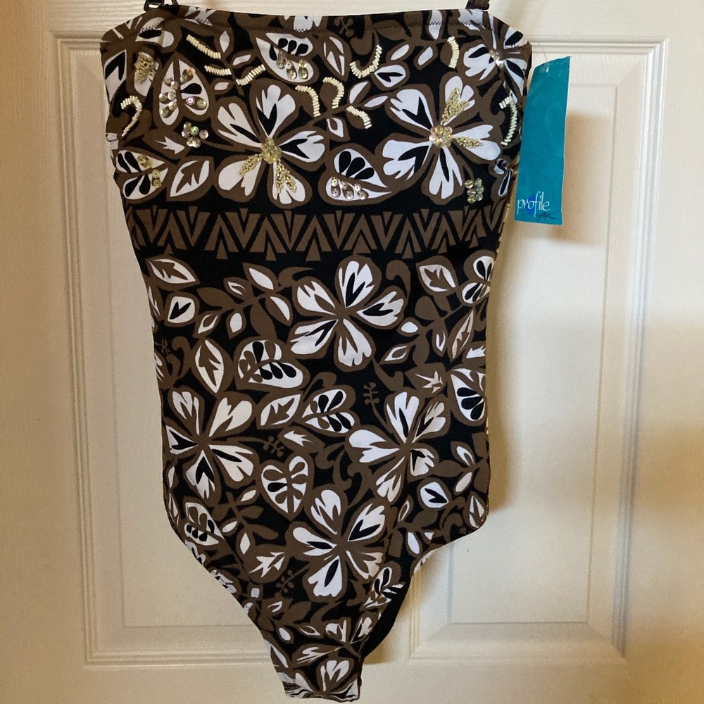 New with Tags Profile by Gottex Size 12 Swimsuit